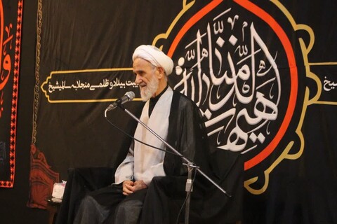 حوزه/ برنامه شب سوم عزاداری ستاد برگزاری نمازجمعه و حوزه علمیه شهرستان مرند