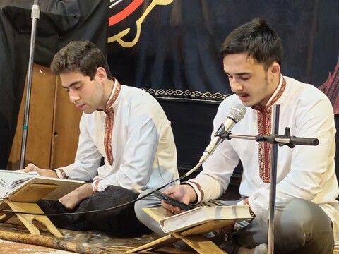 حوزه/ برنامه شب سوم عزاداری ستاد برگزاری نمازجمعه و حوزه علمیه شهرستان مرند