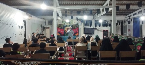 حوزه/ برنامه شب سوم عزاداری ستاد برگزاری نمازجمعه و حوزه علمیه شهرستان مرند