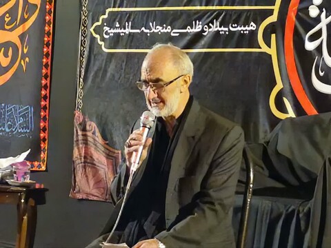 حوزه/ برنامه شب سوم عزاداری ستاد برگزاری نمازجمعه و حوزه علمیه شهرستان مرند