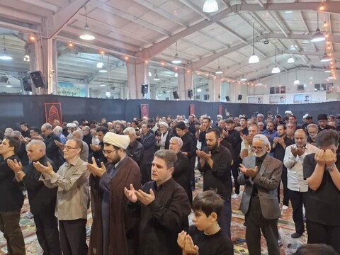 حوزه/ برنامه شب سوم عزاداری ستاد برگزاری نمازجمعه و حوزه علمیه شهرستان مرند