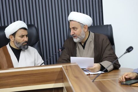 تصاویر/ جلسه مدیران حوزوی حوزه علمیه کردستان با گروه تبلیغی عمار یاسر کامیاران