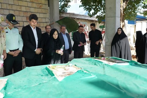 تصاویر | مزار شهدای گمنام انقلاب اسلامی و هشت سال دفاع مقدس در شهر مرزی جلفا