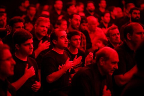 برگزاری مراسم عزاداری حضرت سیدالشهدا(ع) در هیئت رزمندگان اسلام یزد