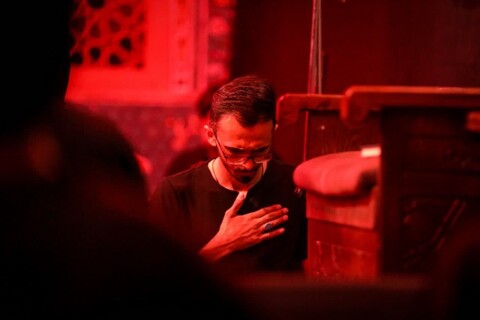 برگزاری مراسم عزاداری حضرت سیدالشهدا(ع) در هیئت رزمندگان اسلام یزد