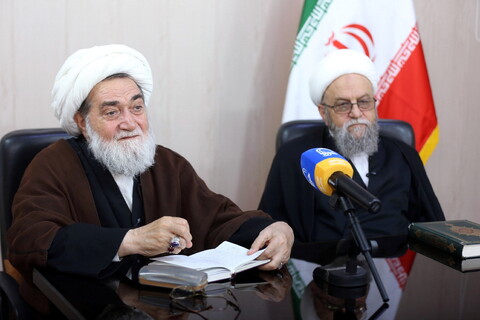 تصاویر/ نشست بررسی «حکم محارب در فتوای مراجع معظم تقلید» در حمایت از رهبری و مرجعیت دینی