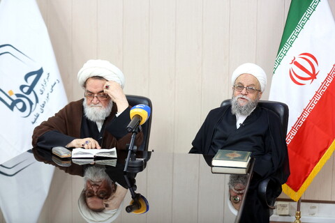 تصاویر/ نشست بررسی «حکم محارب در فتوای مراجع معظم تقلید» در حمایت از رهبری و مرجعیت دینی