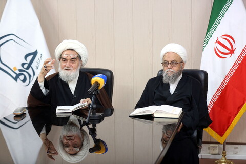 تصاویر/ نشست بررسی «حکم محارب در فتوای مراجع معظم تقلید» در حمایت از رهبری و مرجعیت دینی