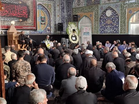 تصاویر/ گرامیداشت هفتمین روزشهادت شهید امنیت سرهنگ شهید علیرضا بوستان افروز در راوند