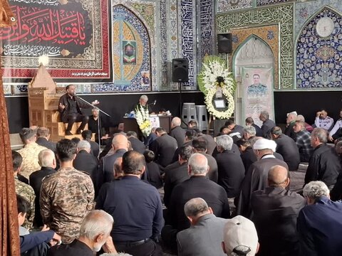 تصاویر/ گرامیداشت هفتمین روزشهادت شهید امنیت سرهنگ شهید علیرضا بوستان افروز در راوند