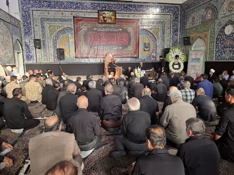 تصاویر/ گرامیداشت هفتمین روزشهادت شهید امنیت سرهنگ شهید علیرضا بوستان افروز در راوند