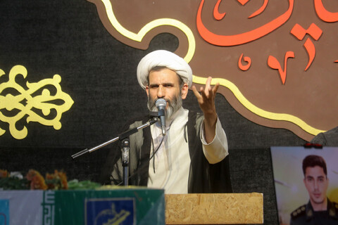 تصاویر| مراسم بزرگداشت شهدای اقتدار ملی با حضور مسئولین در مصلای ابوالفضلی بیرجند