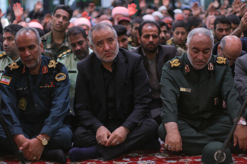 تصاویر| مراسم بزرگداشت شهدای اقتدار ملی با حضور مسئولین در مصلای ابوالفضلی بیرجند