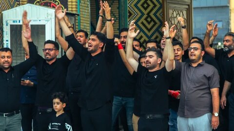 تصاویر/ سوگواره هیئت سادات بنی الزهراء (س) و هیئت جواد الائمه(ع) در  هلال بن علی(ع)