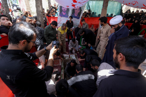 تصاویر| مراسم تشییع شهدای اقتدار ملی در بیرجند