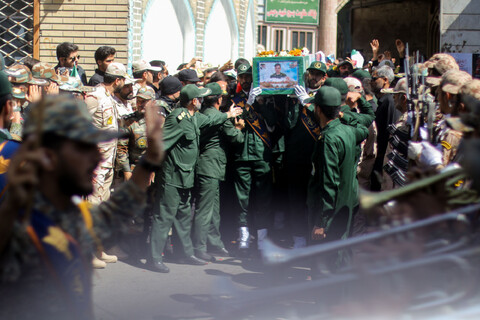 تصاویر| مراسم تشییع شهدای اقتدار ملی در بیرجند