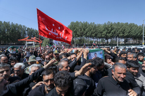 تصاویر| مراسم تشییع شهدای اقتدار ملی در بیرجند