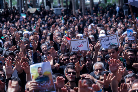 تصاویر| مراسم تشییع شهدای اقتدار ملی در بیرجند