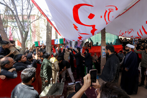 تصاویر| مراسم تشییع شهدای اقتدار ملی در بیرجند