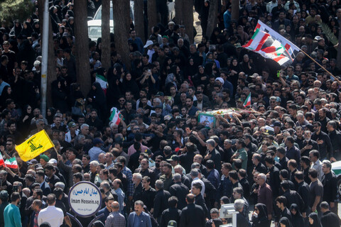 تصاویر| مراسم تشییع شهدای اقتدار ملی در بیرجند