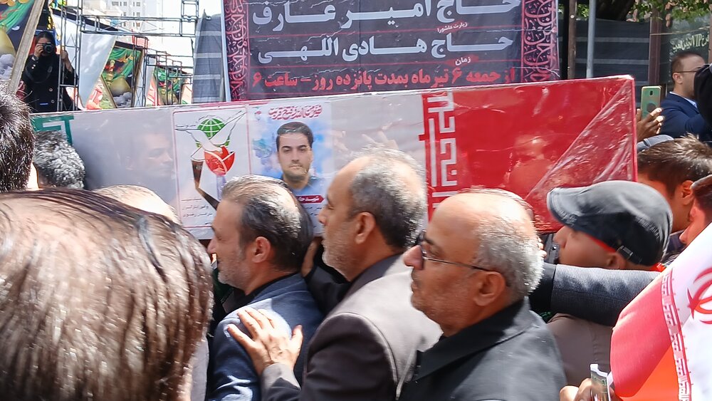 تصاویر مراسم تشییع  ۴ شهیدحمله صهیونیستی در مشهد