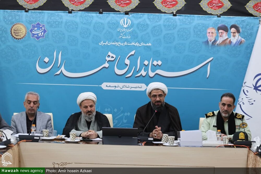 تصاویر / نشست مشترک مسئولان هیئت‌‎های حسینی با فرمانده انتظامی همدان