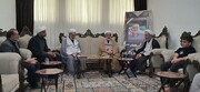 وفد ممثّل لآية الله الأعرافي يزور عائلة الشهيد اللّواء شاكري