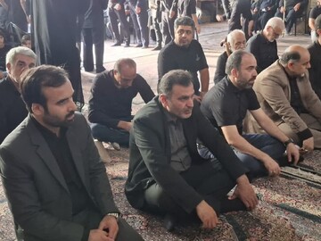 هفتمین روز شهادت شهید امنیت سرهنگ شهید بوستان افروز در راوند برگزار شد