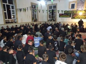 تصاویر/ سوگواری ماه محرم در روستای آغداش شهرستان چهاربرج