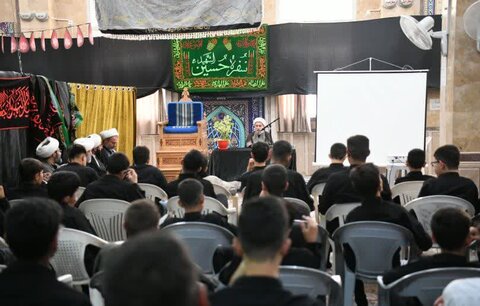 تصاویر| حضور سرپرست دفتر سیاسی اجتماعی حوزه های علمیه کشور در مرکز دارالحفظ آل یاسین شیراز