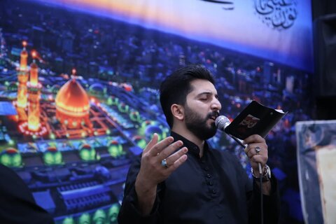 تصاویر| مراسم عزاداری شب پنجم محرم در آستان مقدس سیدعلاالدین حسین(ع)