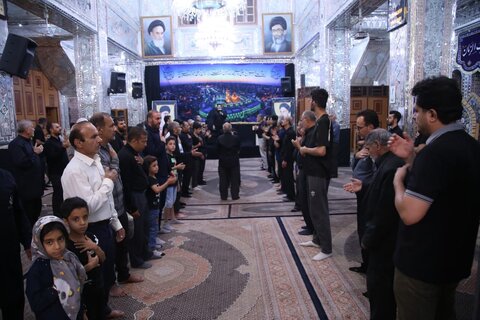 تصاویر| مراسم عزاداری شب پنجم محرم در آستان مقدس سیدعلاالدین حسین(ع)