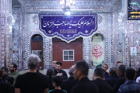 تصاویر| مراسم عزاداری شب پنجم محرم در آستان مقدس سیدعلاالدین حسین(ع)