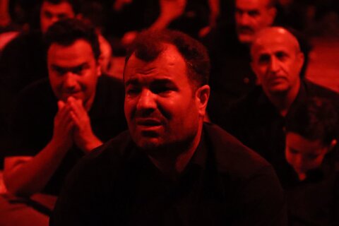 تصاویر/ مراسم سوگواری شب پنجم محرم در شاهین دژ