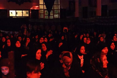تصاویر/ مراسم سوگواری شب پنجم محرم در شاهین دژ