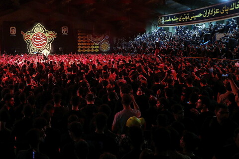 تصاویر/ عزاداری دهه اول محرم در هیئت خادم الرضا قم