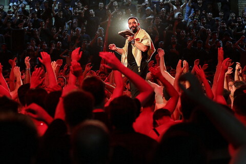 تصاویر/ عزاداری دهه اول محرم در هیئت خادم الرضا قم