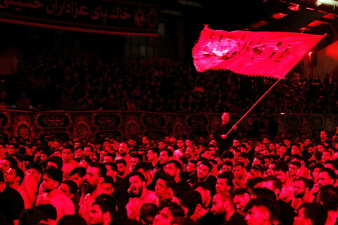 تصاویر/ عزاداری دهه اول محرم در هیئت خادم الرضا قم