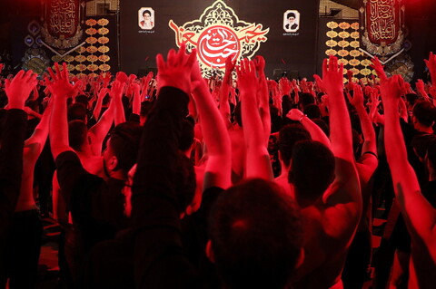 تصاویر/ عزاداری دهه اول محرم در هیئت خادم الرضا قم