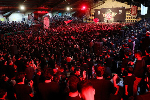 تصاویر/ عزاداری دهه اول محرم در هیئت خادم الرضا قم