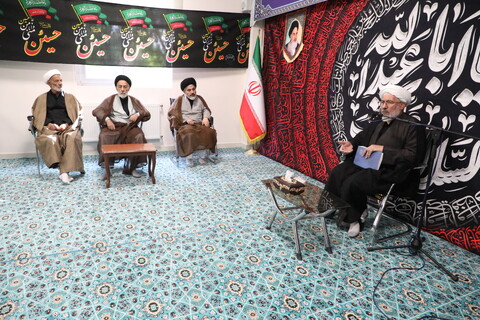 تصاویر/ مراسم سوگواری ایام دهه اول محرم در دفتر نماینده ولی فقیه در آذربایجان غربی