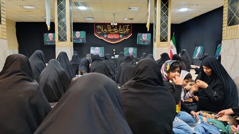 مراسم بزرگداشت شهدای والا مقام مدافع ایران اسلامی در مدرسه علمیه فاطمه الزهرا (س) کنگان