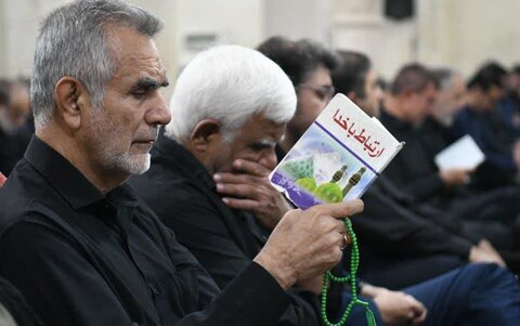 تصاویر| حضور نوجوانان و هیئت عزاداری حضرت علی اکبر(ع) قشقایی ها در مراسم عزاداری به میزبانی نماینده ولی فقیه در فارس