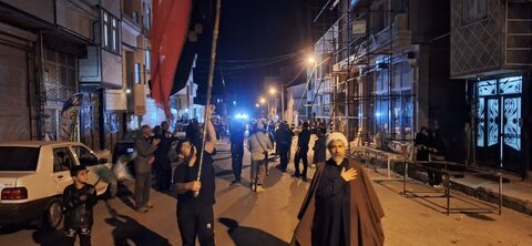 تصاویر/ عزاداری مردم شهرستان شوط برای امام حسین  (ع)