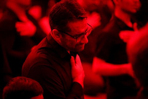 برگزاری مراسم عزاداری حضرت سیدالشهدا(ع) در هیئت رزمندگان اسلام یزد