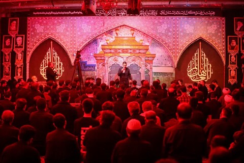 برگزاری مراسم عزاداری حضرت سیدالشهدا(ع) در هیئت رزمندگان اسلام یزد