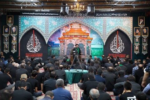 برگزاری مراسم عزاداری حضرت سیدالشهدا(ع) در هیئت رزمندگان اسلام یزد