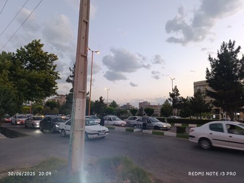 تصاویر/ ایستگاه صلواتی موکب ابناء الحیدر مدرسه علمیه امام علی علیه السلام شهرستان سلماس