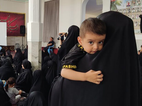 تصاویر/ گردهمایی کودکان عاشورایی در شهر سریش آباد