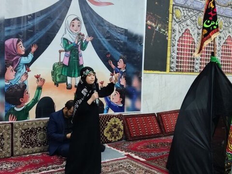 تصاویر/ گردهمایی کودکان عاشورایی در شهر سریش آباد